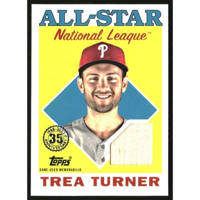 2023 Topps '88 Topps All Star Relics #88ASRTT Trea Turner
