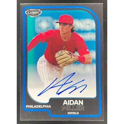 2024 Pulse Lumin Autograph #LA-AMI Aidan Miller Auto /49