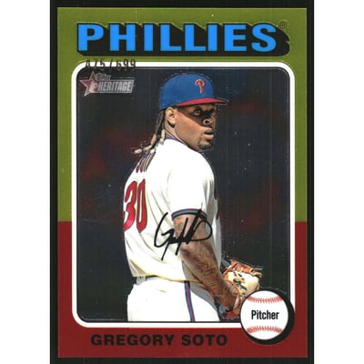 2024 Topps Heritage Chrome #144 Gregory Soto HN/699