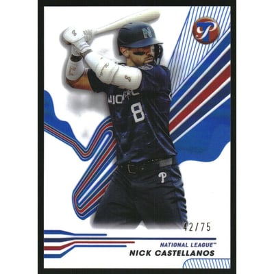 2024 Topps Pristine Blue Refractors #260 Nick Castellanos AS