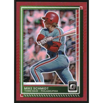 2025 Donruss Optic Red #82 Mike Schmidt