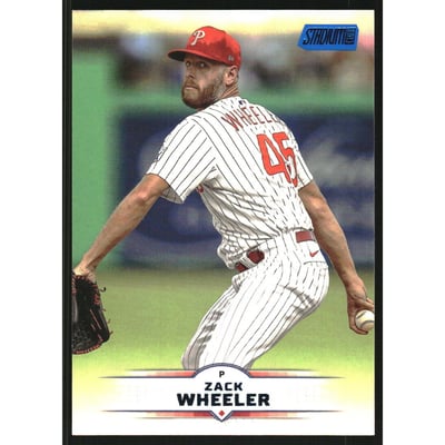 2025 Stadium Club Blue Foil #114 Zack Wheeler