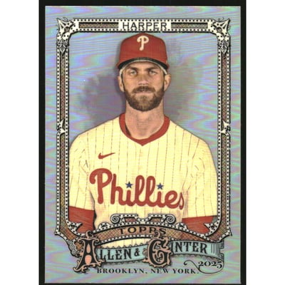 2025 Topps Allen and Ginter Chrome Refractors #146 Bryce Harper