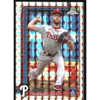 2025 Topps Chrome Geometric Refractors #189 Zack Wheeler