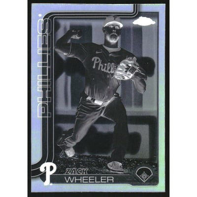 2025 Topps Chrome Negative Refractors #189 Zack Wheeler
