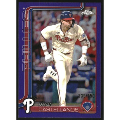 2025 Topps Chrome Purple Refractors #226 Nick Castellanos