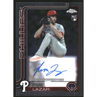 2025 Topps Chrome Rookie Autographs #RAML Max Lazar