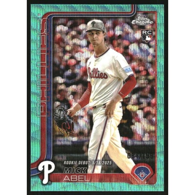 2025 Topps Chrome Update Aqua Wave Refractors #USC87 Mick Abel