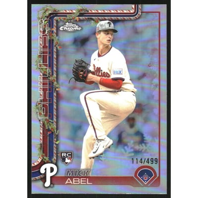 2025 Topps Holiday Chrome #HC111 Mick Abel