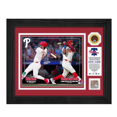 Bryce Harper & Kyle Schwarber Philadelphia Phillies 13" x 16" Limited Edition Framed Photograph
