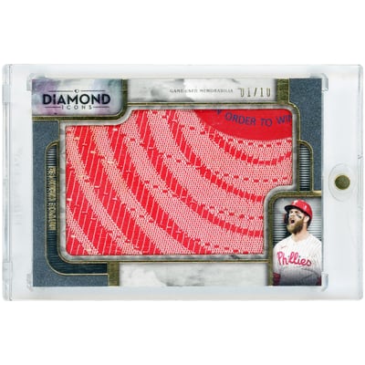 Bryce Harper Philadelphia Phillies 2023 Topps Diamond Icons Jumbo Game Used Cleat Relic #PPR-BH #1/10 Card