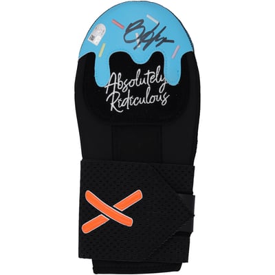Bryce Harper Philadelphia Phillies Autographed Fanatics Authentic Game-Used Black Absolutely Ridiculous Hand Pad from the 2026 MLB Season - NF70454701