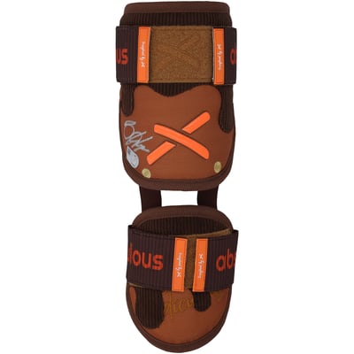 Bryce Harper Philadelphia Phillies Autographed Fanatics Authentic Game-Used Brown Absolutely Ridiculous Elbow Guard from the 2026 MLB Season - NF70455198