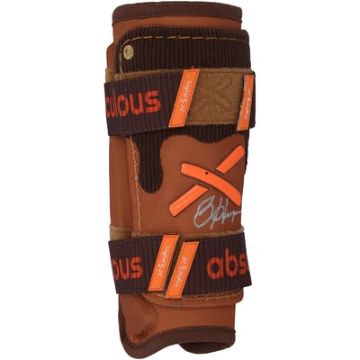 Bryce Harper Philadelphia Phillies Autographed Fanatics Authentic Game-Used Brown Absolutely Ridiculous Leg Guard from the 2026 MLB Season - NF70455199