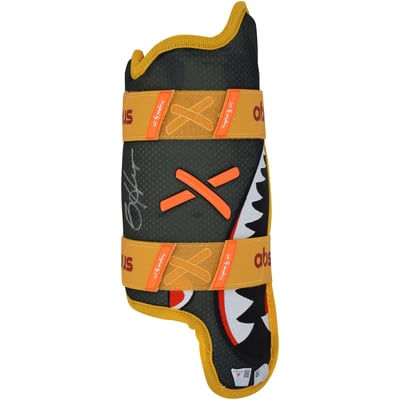 Bryce Harper Philadelphia Phillies Autographed Fanatics Authentic Game-Used Green Absolutely Ridiculous Leg Guard from the 2026 MLB Season - NF70454705