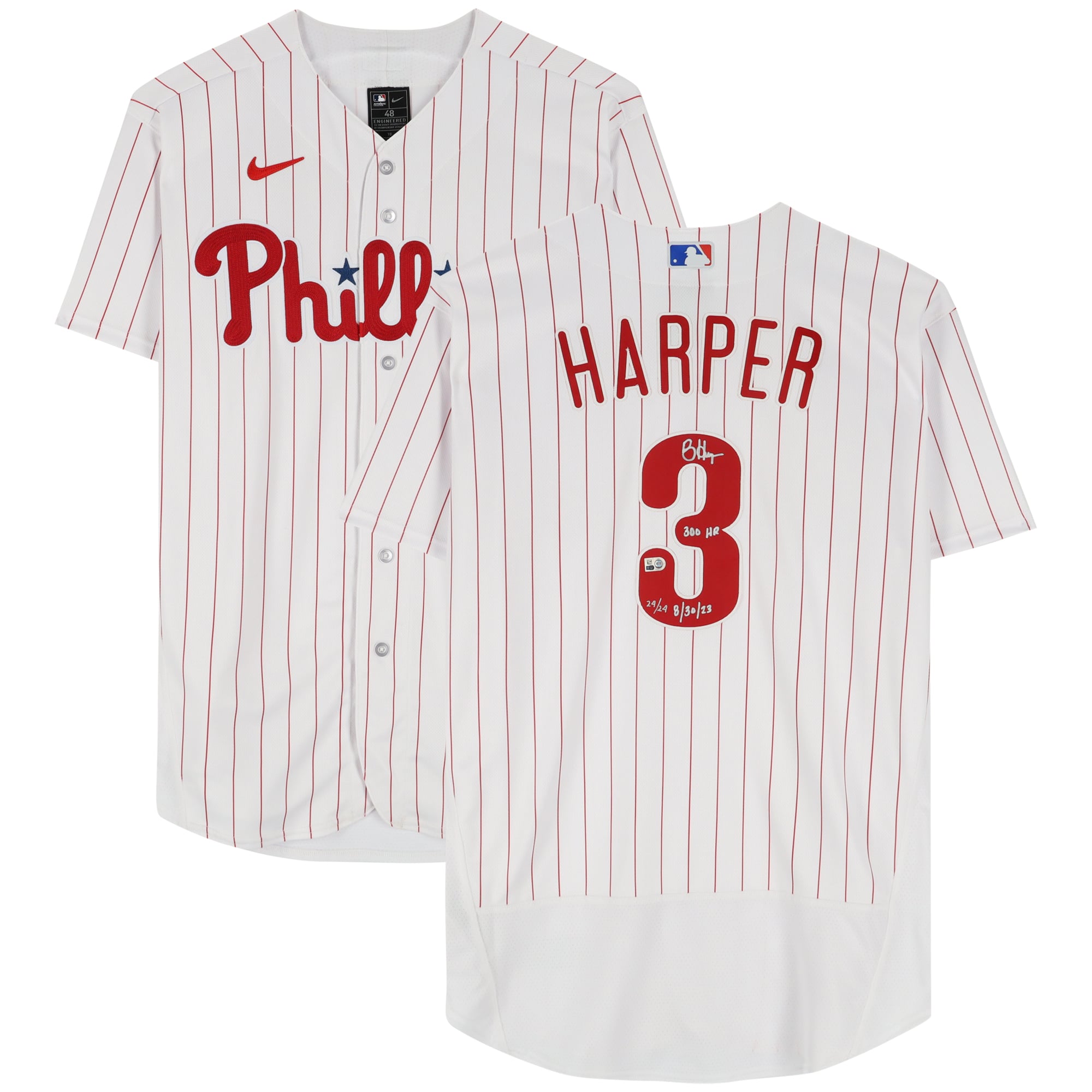 Bryce Harper Philadelphia Phillies Fanatics Big & Tall Pullover Player Jersey – Black/Red, Men's