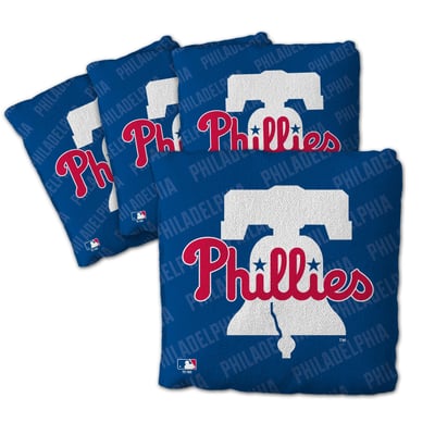 Philadelphia Phillies Fanpoint Four-Piece Cornhole Bag Set