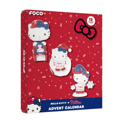 FOCO Philadelphia Phillies Hello Kitty Advent Calendar
