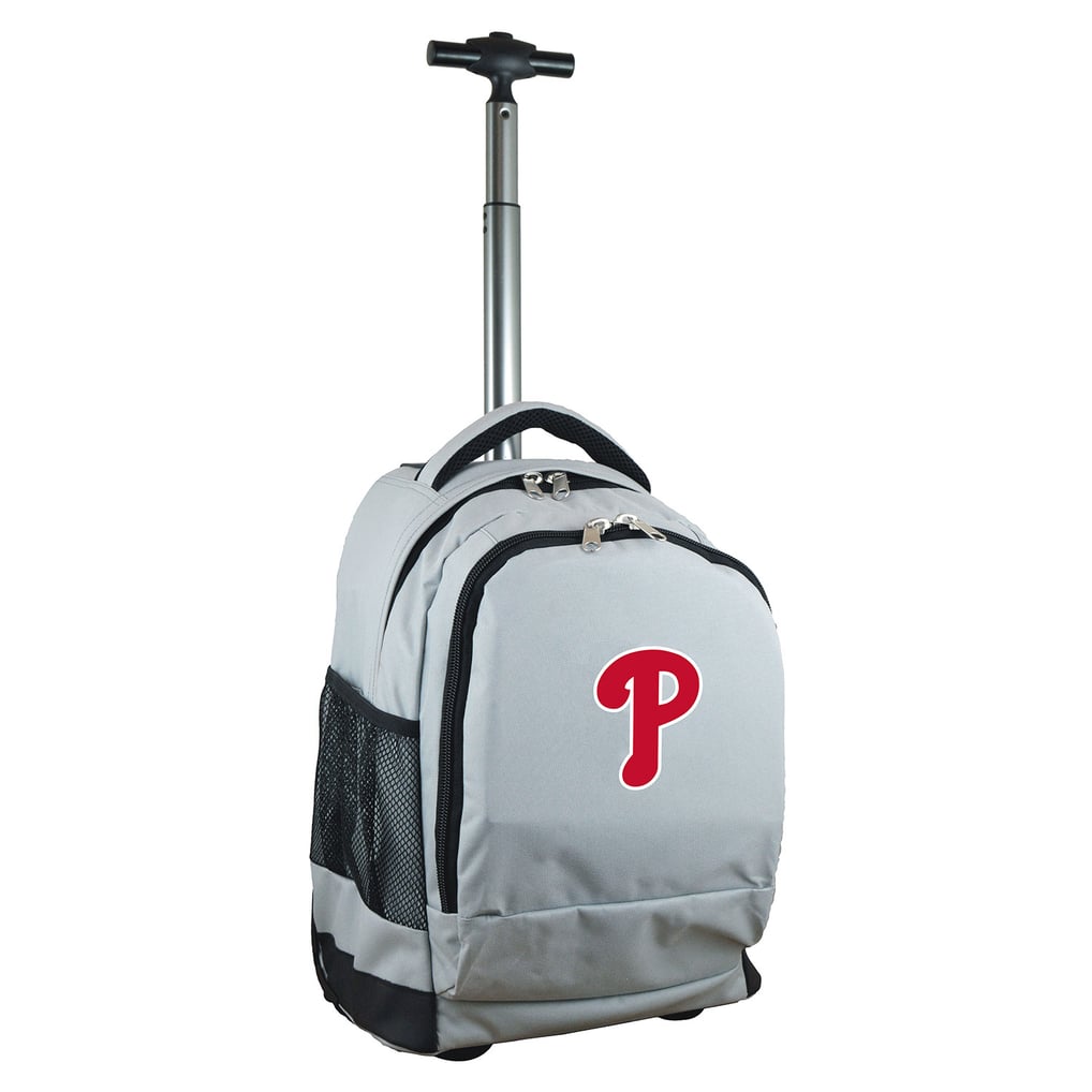 Philadelphia Phillies 19'' Premium Wheeled Backpack - Gray