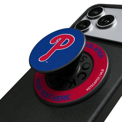 Philadelphia Phillies Keyscaper Personalized PopSockets Magnetic Phone Grip & Stand