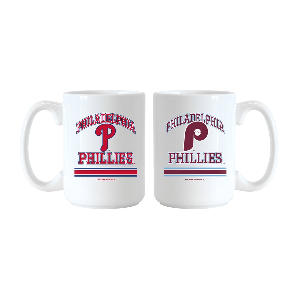 Philadelphia Phillies Logo Brands 15oz. Current & Throwback Mug Set