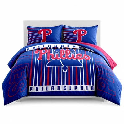 Philadelphia Phillies Logo Brands Momentum 5-Piece Full/Queen Bedding Set
