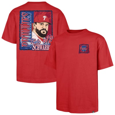 Kyle Schwarber Philadelphia Phillies '47 Profile Foundation T-Shirt - Red