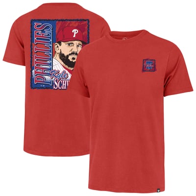 Kyle Schwarber Philadelphia Phillies '47 Two-Sided Graphic T-Shirt - Red