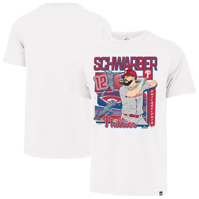 Kyle Schwarber Philadelphia Phillies '47 Caricature T-Shirt - White