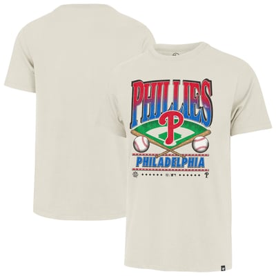  Philadelphia Phillies '47 Big & Tall Straight Shot T-Shirt - Tan