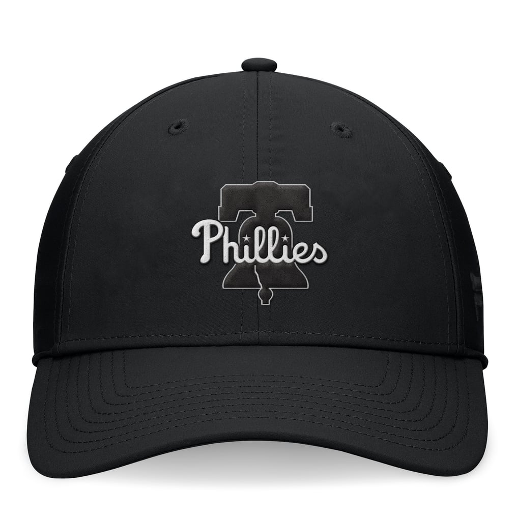 Men's Philadelphia Phillies Fanatics Black Night Game Flex Hat