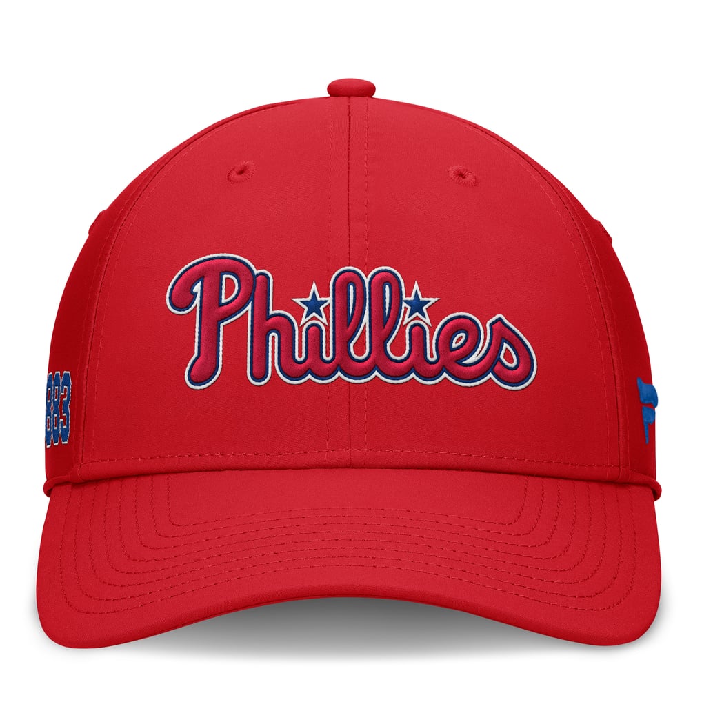 Men's Philadelphia Phillies Fanatics Red Fundamental Tag Flex Hat