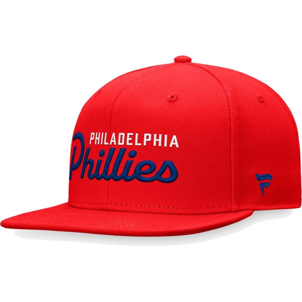 Men's Philadelphia Phillies Fanatics Red Script Snapback Hat
