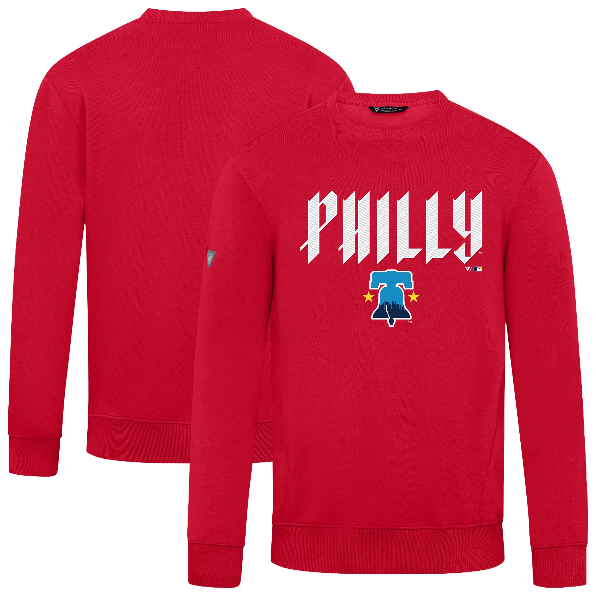 Men's Philadelphia Phillies Levelwear Red City Connect Zane Back Splash ...