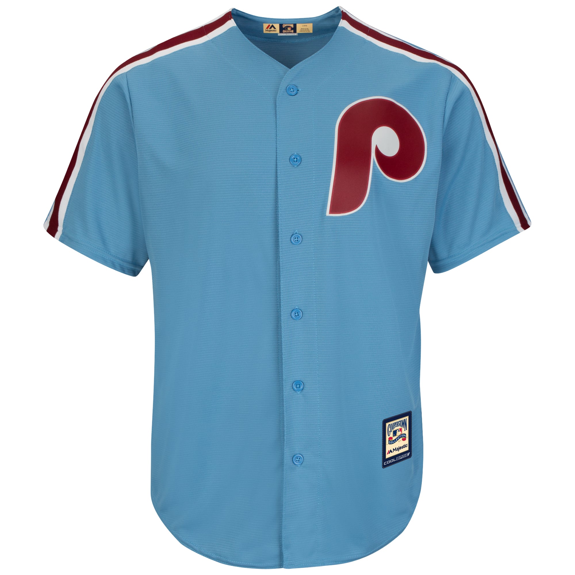 Men's Philadelphia Phillies Aaron Nola Majestic Light Blue