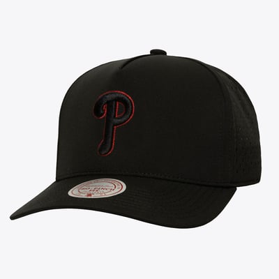 Philadelphia Phillies Mitchell & Ness Perfect Pop Pro Snapback Hat - Black
