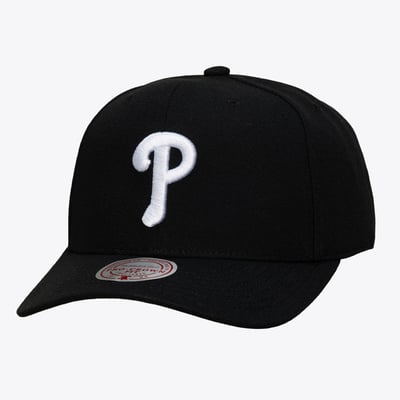 Philadelphia Phillies Mitchell & Ness Pro Crown Snapback - Black
