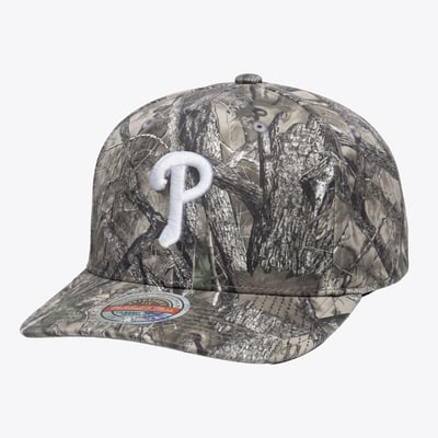  Philadelphia Phillies Mitchell & Ness Timber Trail Snapback Hat - Camo