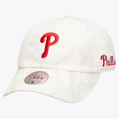  Philadelphia Phillies Mitchell & Ness Ghosted 1904 Adjustable Hat - White