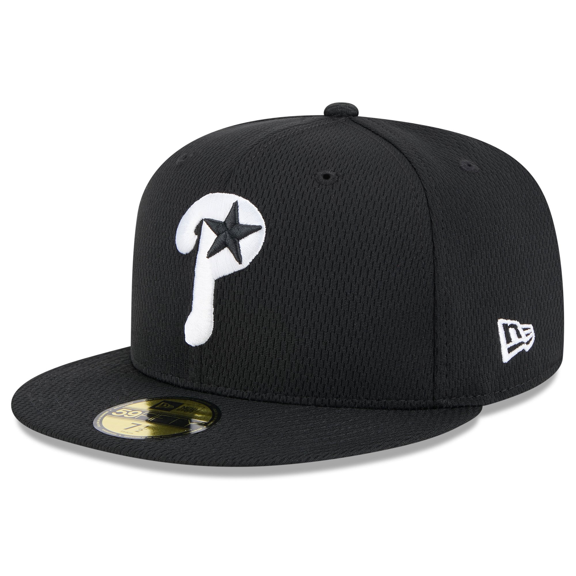 Men's Philadelphia Phillies New Era Black 2025 MLB Clubhouse 59FIFTY ...