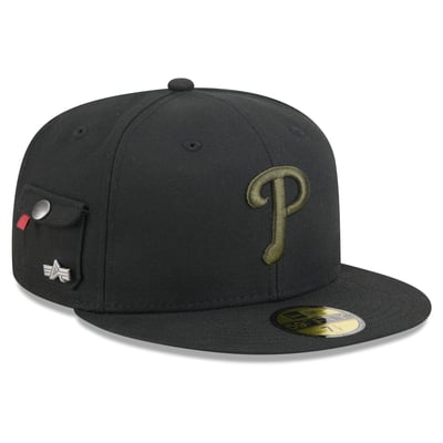 Philadelphia Phillies New Era 59FIFTY Fitted Hat - Black