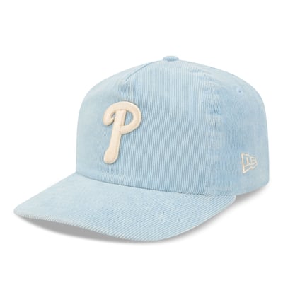 Philadelphia Phillies New Era Corduroy 19TWENTY Adjustable Hat - Light Blue