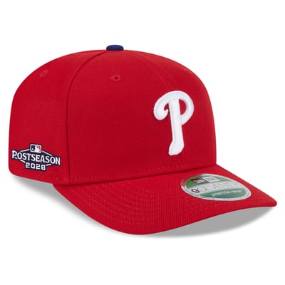 Philadelphia Phillies New Era 2026 MLB Postseason Side Patch 9SEVENTY Adjustable Hat - Red