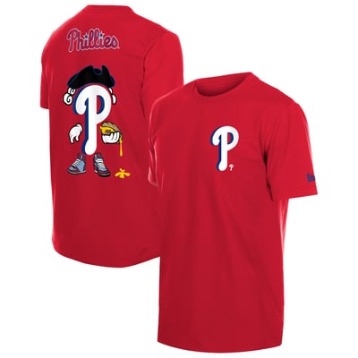 Philadelphia Phillies New Era Cartoon Logo T-Shirt - Red
