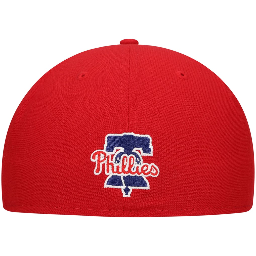 Men's Philadelphia Phillies New Era Red Shadow Logo 59FIFTY Fitted Hat