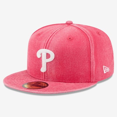  Philadelphia Phillies New Era Washed 59FIFTY Fitted Hat - Red