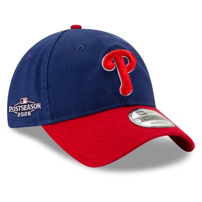 Philadelphia Phillies New Era 2026 MLB Postseason Side Patch 9TWENTY Adjustable Hat - Royal/Red