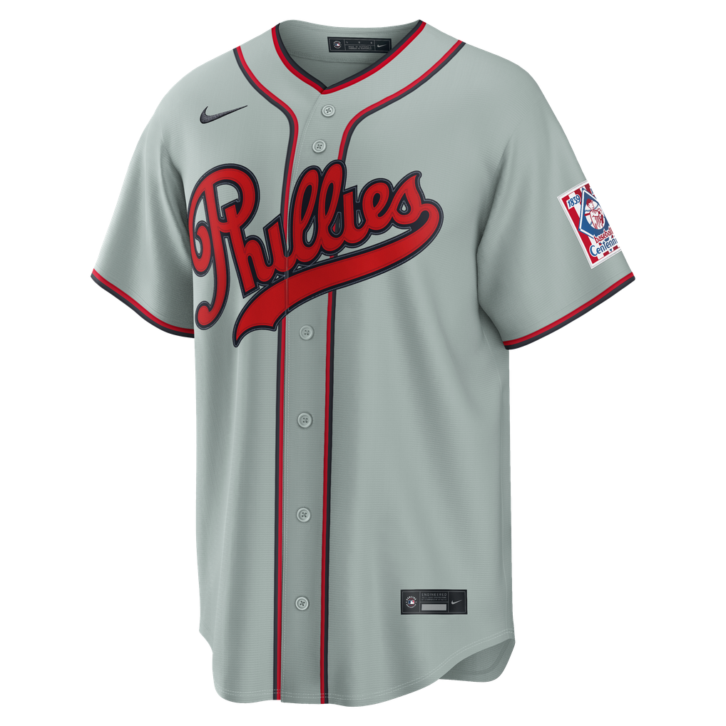 Men's Philadelphia Phillies Alec Bohm Nike Gray 2026 Field of Dreams ...