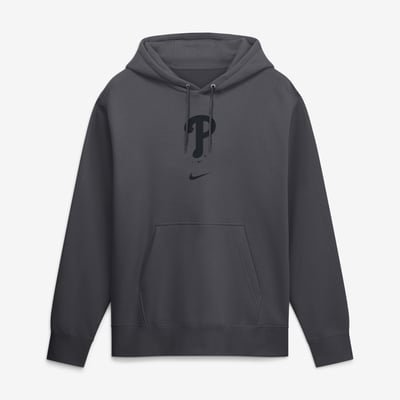  Philadelphia Phillies Nike Washed Club Fleece Hoodie - Anthracite