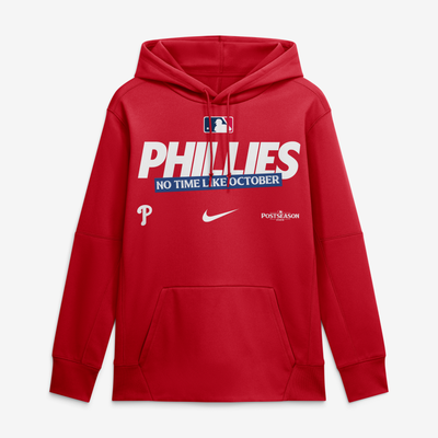 Philadelphia Phillies Nike 2026 MLB Postseason Authentic Collection Therma Fleece Hoodie - Red